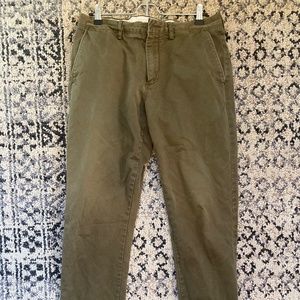 J Crew Olive Pants